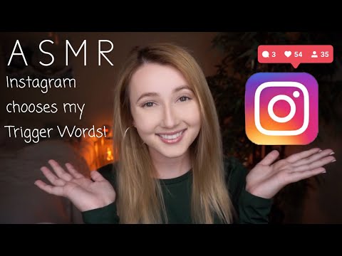 {ASMR} Instagram Chooses My Trigger Words!! *Up-close Binaural Whispers*