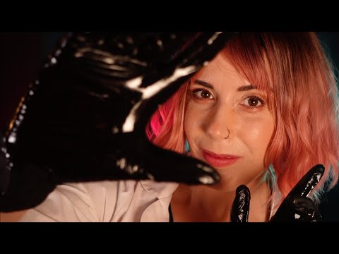 ASMR Deep Relaxation: Face Massage with Gloves & Serum