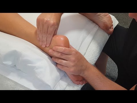 [ASMR] Foot & Leg Massage for relaxation and stress [no talking][no music]