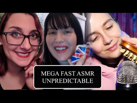 *NEW* EPIC ASMR FAST & INSANELY UNPREDICTABLE TRIGGERS (With MinxLaura123 & FastASMR)