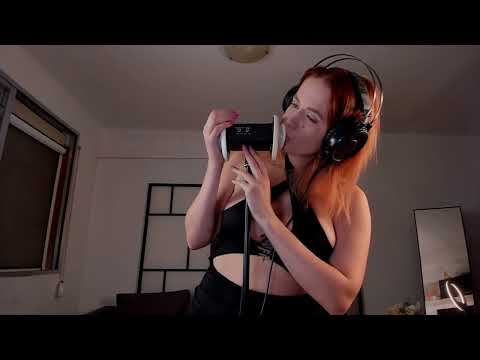 ASMR [Date dress Licking your ears ]