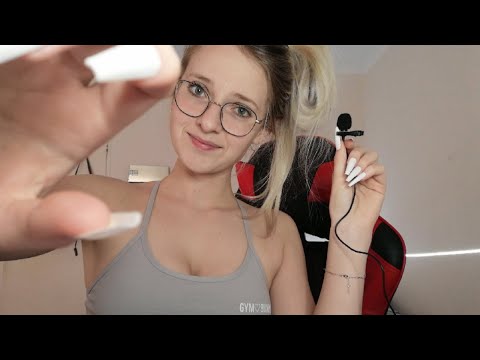 ASMR there's something in your eye (personal attention), tingly whispering