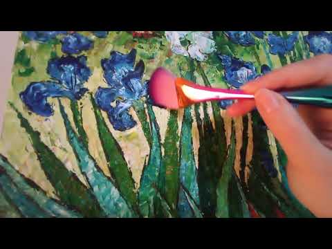 ASMR Tracing a Painting