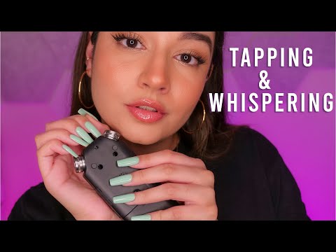 ASMR 30 Mins of Tapping & Whispering For Sleep ♡