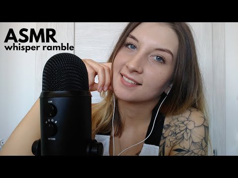 ASMR| RELAXING WHISPER RAMBLE ABOUT MY HAIR