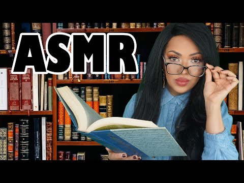 ASMR Bibliotecaria Roleplay #Sussurros #Tapping #ASMRbrasil