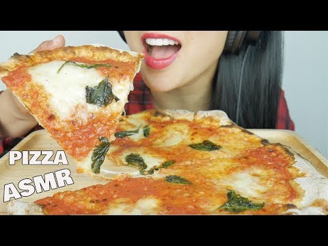 ASMR Neopolitan Margherita Pizza (EATING SOUNDS) NO TALKING | SAS-ASMR