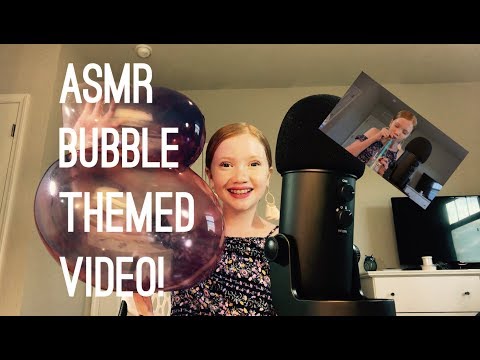 🥤🎈 ASMR~ Bubble Themed - Blowing B’Loonies Balloons - Straw Bubbles 🎈🥤