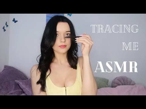 ASMR | Tracing my face & body (Riley's CV)