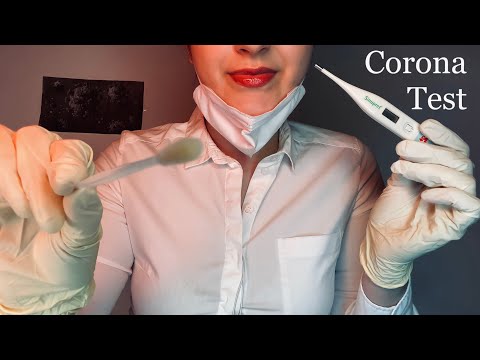 ASMR deutsch | ich teste dich auf das Coronavirus [Doctor Roleplay] 👩🏽‍⚕️🦠🧪