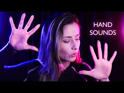 ASMR HAND SOUNDS around the mic and HAND MOVEMENTS close to the camera ✨ NO TALKING
