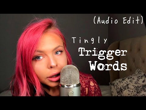 ASMR (Audio Style Edit) - MOST TINGLY Trigger Words | Semi Inaudible, Extreme Gentle Whispering