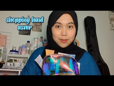 asmr shopping haul 🛍️| skincare, make up and body care product🧴