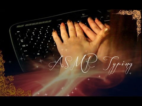 ASMR Typing on keyboard