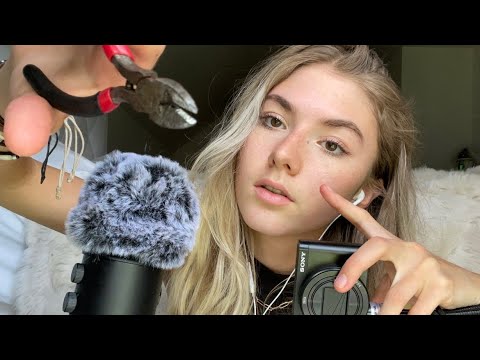 ASMR- Fast & Unpredictable ASMR (Inaudible Whispering, Mouth Sounds) German/Deutsch