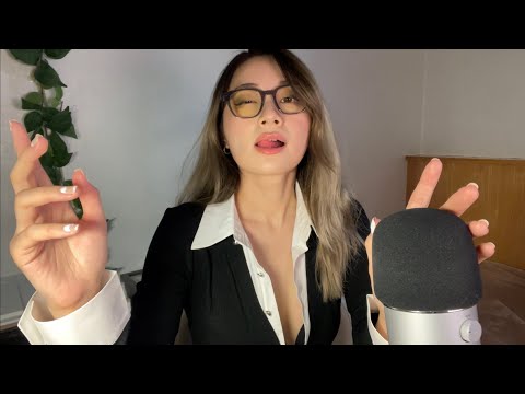 ASMR Fast Trigger Words with Hand Movements