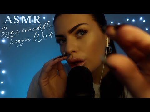 Top Semi-Inaudible ASMR Trigger Words w/ Face Touching ✨