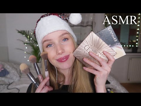 ASMR ROLEPLAY Beste Freundin schminkt dein Weihnachts-Make-Up 💄✨|RelaxASMR
