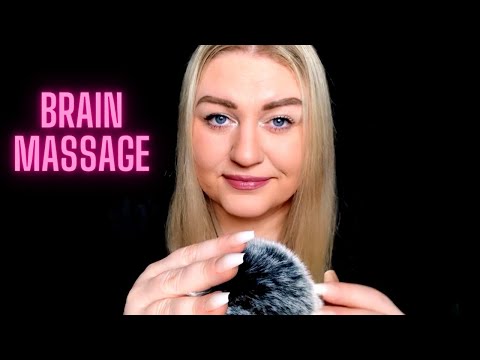 ASMR Brain Massage With Fluffy Mic Cover ( No Talking)