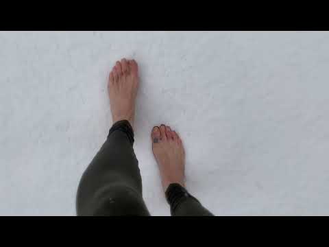 Walking in the snow