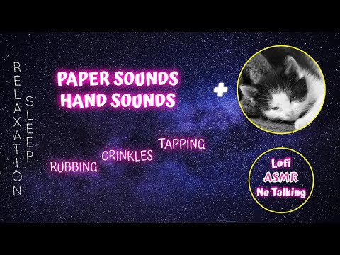 ASMR pour se détendre et s’endormir | Paper Triggers, Hand Sounds, Tapping + More (+ Cat Purr)
