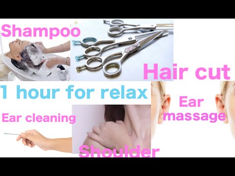 [音フェチ]最高の１時間(立体音響)[ASMR]1 hour special relax sounds at hair salon!/최고의 한 시간 [JAPAN]