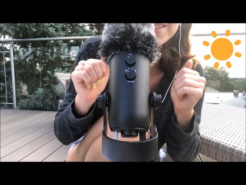 Motivational Morning ASMR outside to get you out of bed (Kinda roleplay)🌞