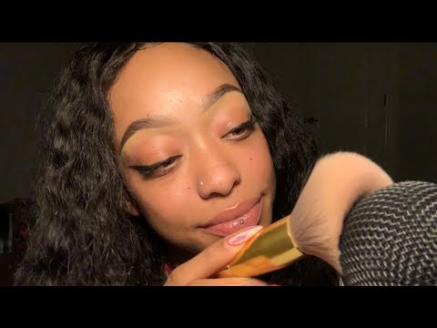 ASMR | tips to help a friend suffering from depression 💘 | whispers, slow mic brushing