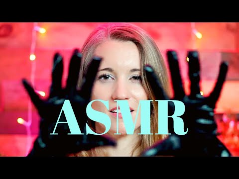 LONG Gloves 💃 ASMR ❤️ Hand Motions and Sounds