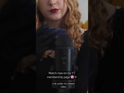 ASMR Tapping with leather gloves on 🌸