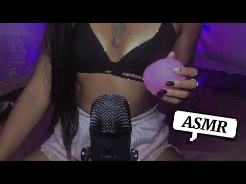 ASMR MIC PUMPING SENSIBILIDADE EXTREMA SQUEEZING, SWIRLING, RUBBING FAST and SLOW RÁPIDO e LENTO