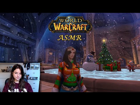 ASMR 🎄 Exploring Ironforge during Feast of Winter Veil in WoW 🎄 Ambient Sounds & Whispering