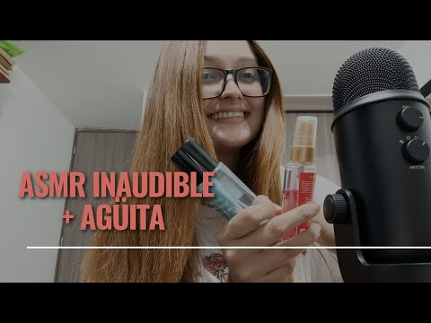 Asmr Colombiano | Inaudible cerca del micrófono + sonidos de agüita