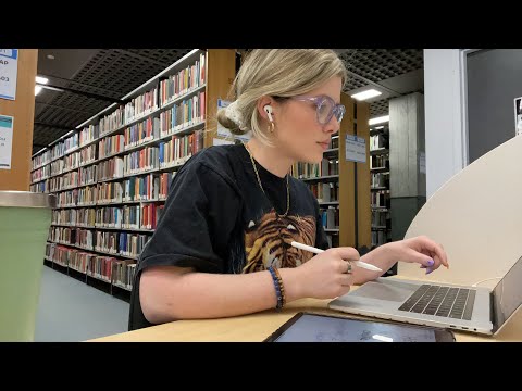 ASMR Study with Me LIVE @ my uni Library (while I take my exam)