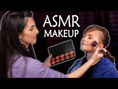 ASMR She Does Her Makeup, Soft Talking