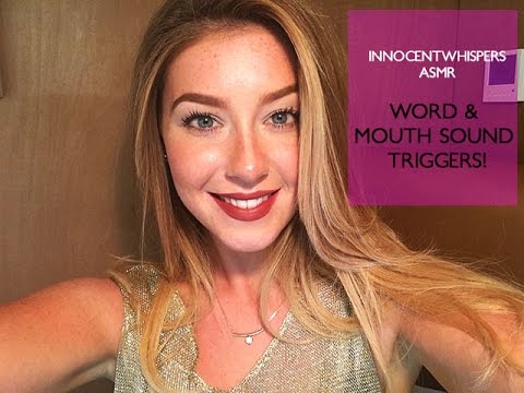 ASMR Trigger Word Assortment Whispers and Close Up Mouth Sounds English Accent