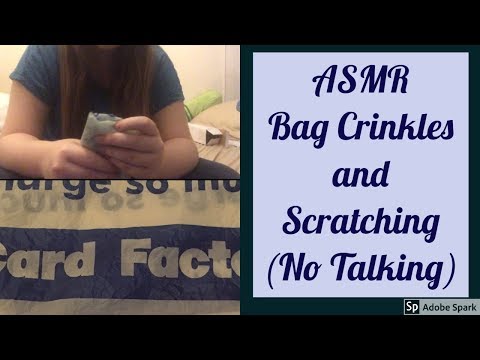 ASMR Bag Crinkles and Scratching (No Talking)
