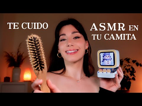 ASMR EN TU CAMITA 🧡💤 TE CUIDO Cuando Estás Enfermo ☃️ Roleplay en Español