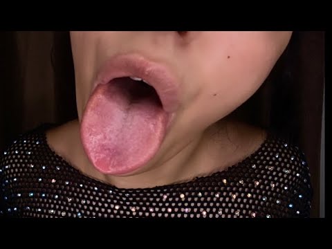 ASMR Lens licking your face - intense | spitting for your face