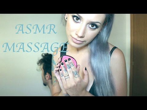 ASMR Massage Hair Scalp & Neck with Ear Kiss