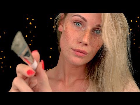 ASMR Get ready with me for bedtime [hair brushing and face mask]