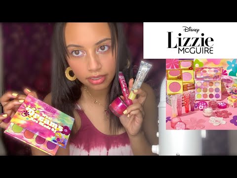 ASMR :|| Lizzie McGuire x Colourpop 🌸 || (try on, tapping, whispers, swatches)