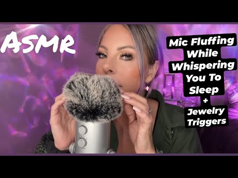 ASMR Mic Fluffing While Whispering You To Sleep | Relaxing ASMR Triggers