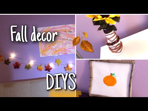 FALL decor DIYS!!!🍂(cute and easy!)