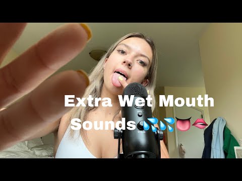 ASMR| The BEST Juiciest Mouth Sounds of All Time- Tapping on Random Items & Mic Scratching