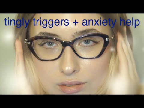 ASMR - Helping you with anxiety and stress, chill with me up close :)