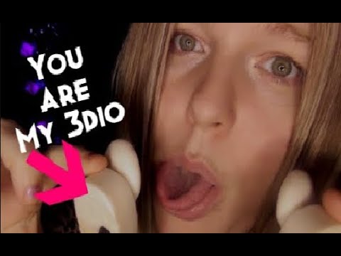 ASMR You Are My 3Dio👂👅Ear Eating💦Ear Licks, Mouth Sounds.