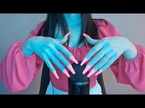 ASMR✨mic base tapping & scratching | hand movements | soft mic scratching✨