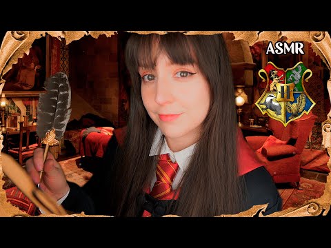 ⭐ASMR Preparando una POCIÓN en Hogwarts [Sub] En la Sala Común de Gryffindor