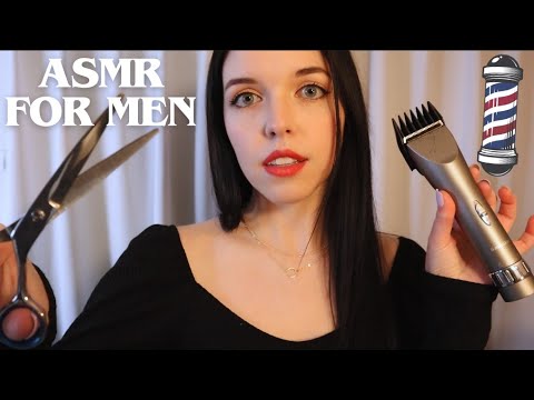 ASMR Barbershop 💈 Real Clippers & Hair Cutting